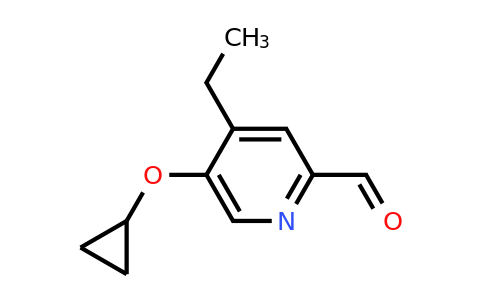CAS 1243461-26-8 | 5-Cyclopropoxy-4-ethylpicolinaldehyde