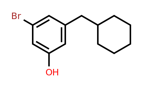 CAS 1243461-30-4 | 3-Bromo-5-(cyclohexylmethyl)phenol