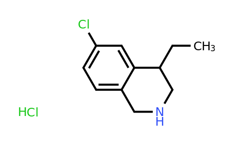 CAS 1243461-33-7 | 6-Chloro-4-ethyl-1,2,3,4-tetrahydroisoquinoline hydrochloride