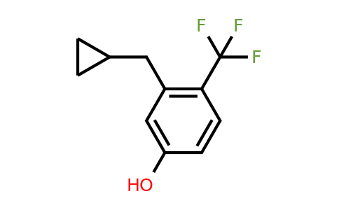 CAS 1243461-34-8 | 3-(Cyclopropylmethyl)-4-(trifluoromethyl)phenol