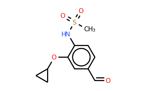 CAS 1243461-35-9 | N-(2-cyclopropoxy-4-formylphenyl)methanesulfonamide