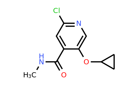 CAS 1243461-42-8 | 2-Chloro-5-cyclopropoxy-N-methylisonicotinamide