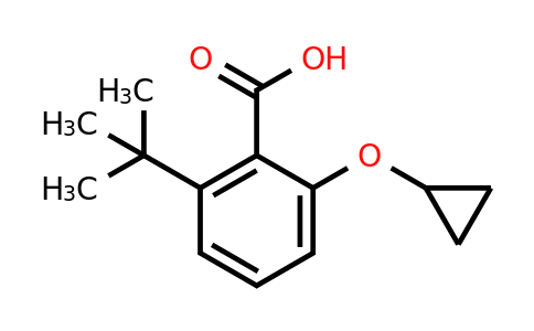 CAS 1243461-43-9 | 2-Tert-butyl-6-cyclopropoxybenzoic acid