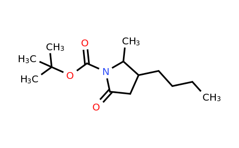 CAS 1243461-46-2 | 3-Butyl-2-methyl-5-oxopyrrolidine-1-carboxylic acid tert-butyl ester