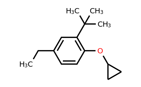 CAS 1243461-53-1 | 2-Tert-butyl-1-cyclopropoxy-4-ethylbenzene
