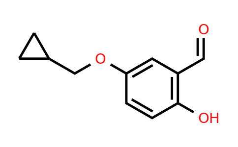 CAS 1243461-54-2 | 5-(Cyclopropylmethoxy)-2-hydroxybenzaldehyde