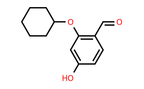 CAS 1243461-60-0 | 2-(Cyclohexyloxy)-4-hydroxybenzaldehyde
