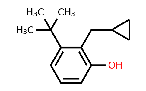 CAS 1243461-61-1 | 3-Tert-butyl-2-(cyclopropylmethyl)phenol