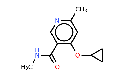 CAS 1243461-62-2 | 4-Cyclopropoxy-N,6-dimethylnicotinamide