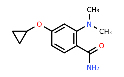 CAS 1243461-67-7 | 4-Cyclopropoxy-2-(dimethylamino)benzamide
