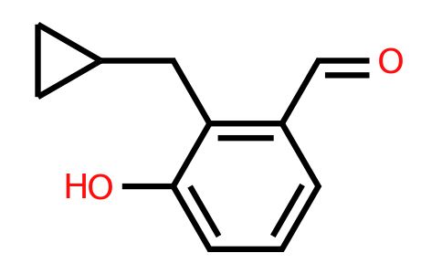 CAS 1243461-68-8 | 2-(Cyclopropylmethyl)-3-hydroxybenzaldehyde