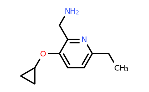 CAS 1243461-73-5 | (3-Cyclopropoxy-6-ethylpyridin-2-YL)methanamine