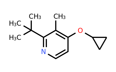 CAS 1243461-75-7 | 2-Tert-butyl-4-cyclopropoxy-3-methylpyridine