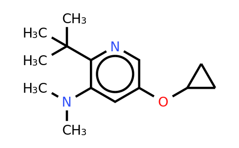 CAS 1243461-76-8 | 2-Tert-butyl-5-cyclopropoxy-N,n-dimethylpyridin-3-amine