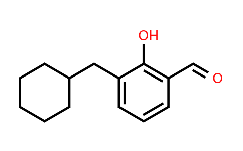 CAS 1243461-82-6 | 3-(Cyclohexylmethyl)-2-hydroxybenzaldehyde