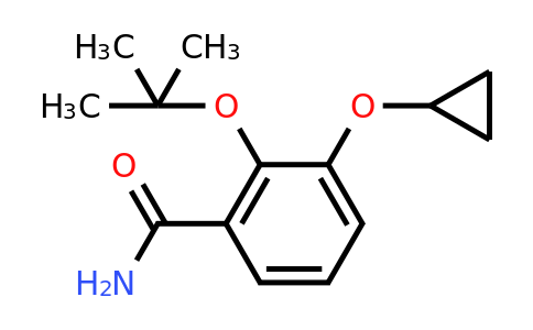 CAS 1243461-88-2 | 2-Tert-butoxy-3-cyclopropoxybenzamide