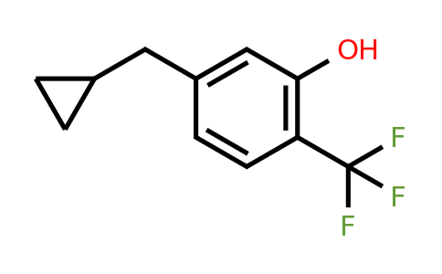 CAS 1243461-91-7 | 5-(Cyclopropylmethyl)-2-(trifluoromethyl)phenol