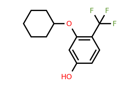 CAS 1243461-95-1 | 3-(Cyclohexyloxy)-4-(trifluoromethyl)phenol