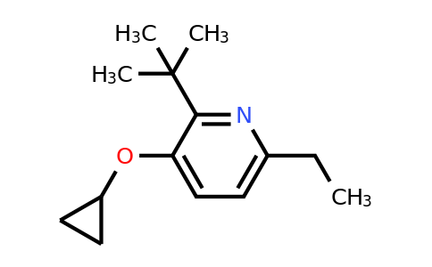 CAS 1243461-99-5 | 2-Tert-butyl-3-cyclopropoxy-6-ethylpyridine