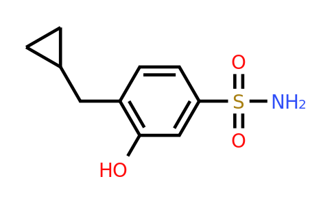 CAS 1243462-00-1 | 4-(Cyclopropylmethyl)-3-hydroxybenzenesulfonamide