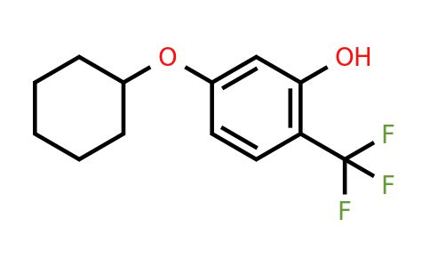 CAS 1243462-02-3 | 5-(Cyclohexyloxy)-2-(trifluoromethyl)phenol