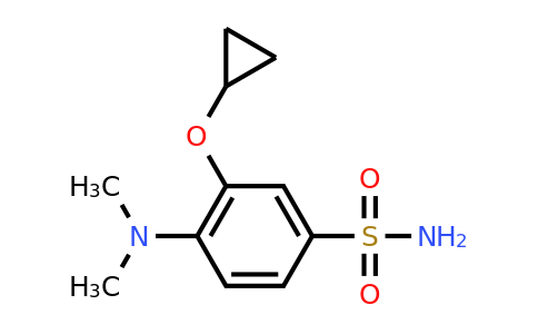 CAS 1243462-10-3 | 3-Cyclopropoxy-4-(dimethylamino)benzenesulfonamide
