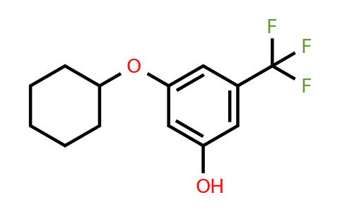 CAS 1243462-19-2 | 3-(Cyclohexyloxy)-5-(trifluoromethyl)phenol