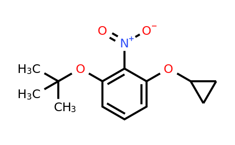 CAS 1243462-23-8 | 1-Tert-butoxy-3-cyclopropoxy-2-nitrobenzene