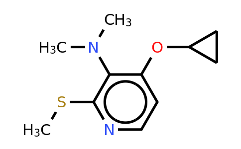 CAS 1243462-24-9 | 4-Cyclopropoxy-N,n-dimethyl-2-(methylthio)pyridin-3-amine