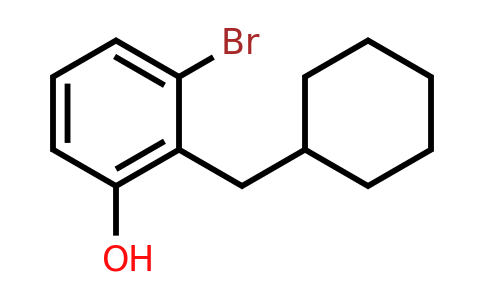 CAS 1243462-28-3 | 3-Bromo-2-(cyclohexylmethyl)phenol