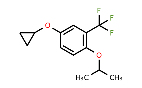 CAS 1243462-29-4 | 4-Cyclopropoxy-1-isopropoxy-2-(trifluoromethyl)benzene