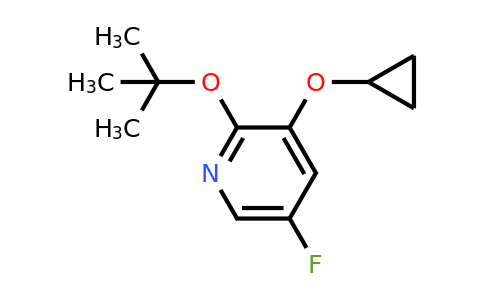 CAS 1243462-32-9 | 2-Tert-butoxy-3-cyclopropoxy-5-fluoropyridine