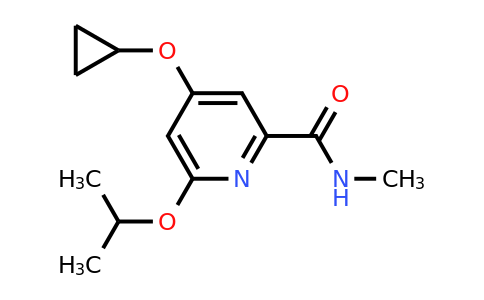 CAS 1243462-34-1 | 4-Cyclopropoxy-6-isopropoxy-N-methylpicolinamide