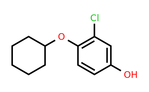CAS 1243462-37-4 | 3-Chloro-4-(cyclohexyloxy)phenol