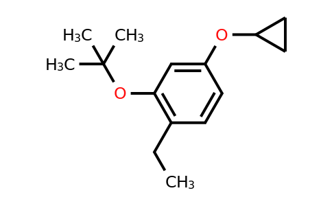 CAS 1243462-39-6 | 2-Tert-butoxy-4-cyclopropoxy-1-ethylbenzene