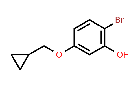 CAS 1243462-42-1 | 2-Bromo-5-(cyclopropylmethoxy)phenol