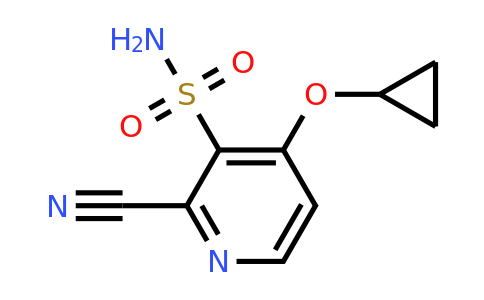 CAS 1243462-43-2 | 2-Cyano-4-cyclopropoxypyridine-3-sulfonamide