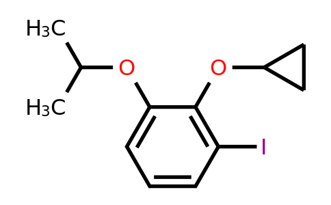 CAS 1243462-48-7 | 2-Cyclopropoxy-1-iodo-3-isopropoxybenzene