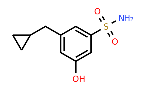 CAS 1243462-50-1 | 3-(Cyclopropylmethyl)-5-hydroxybenzenesulfonamide