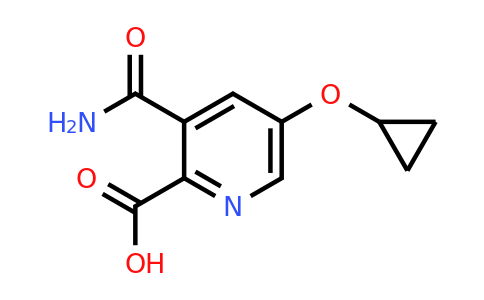 CAS 1243462-52-3 | 3-Carbamoyl-5-cyclopropoxypicolinic acid