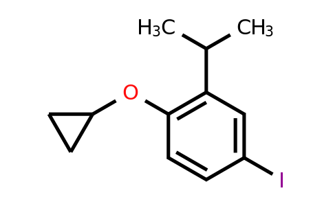 CAS 1243462-54-5 | 1-Cyclopropoxy-4-iodo-2-(propan-2-YL)benzene