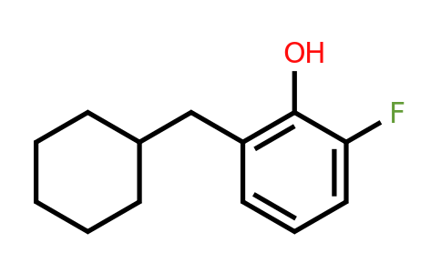 CAS 1243462-55-6 | 2-(Cyclohexylmethyl)-6-fluorophenol