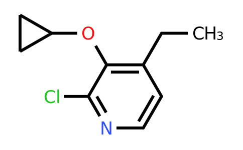 CAS 1243462-58-9 | 2-Chloro-3-cyclopropoxy-4-ethylpyridine