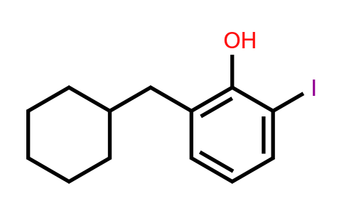 CAS 1243462-63-6 | 2-(Cyclohexylmethyl)-6-iodophenol