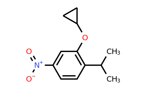 CAS 1243462-65-8 | 2-Cyclopropoxy-1-isopropyl-4-nitrobenzene