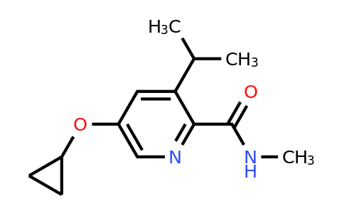 CAS 1243462-66-9 | 5-Cyclopropoxy-3-isopropyl-N-methylpicolinamide