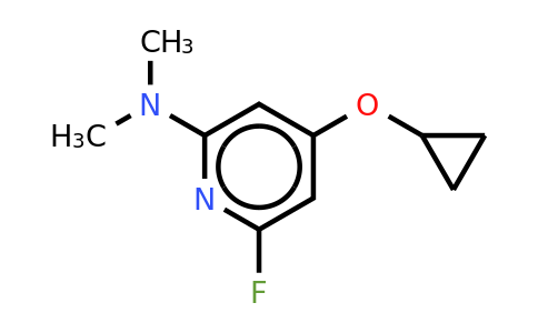 CAS 1243462-84-1 | 4-Cyclopropoxy-6-fluoro-N,n-dimethylpyridin-2-amine