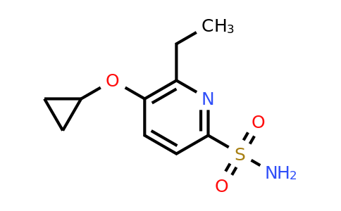 CAS 1243462-89-6 | 5-Cyclopropoxy-6-ethylpyridine-2-sulfonamide