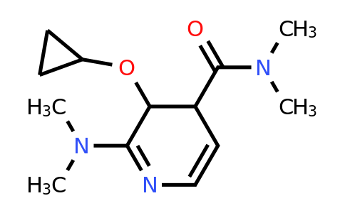 CAS 1243462-90-9 | 3-Cyclopropoxy-2-(dimethylamino)-N,n-dimethyl-3,4-dihydropyridine-4-carboxamide