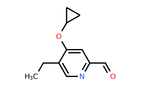 CAS 1243462-91-0 | 4-Cyclopropoxy-5-ethylpicolinaldehyde